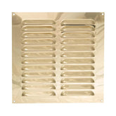 Timloc 9x9 Brass Internal Metal Grille & Louvre Vent